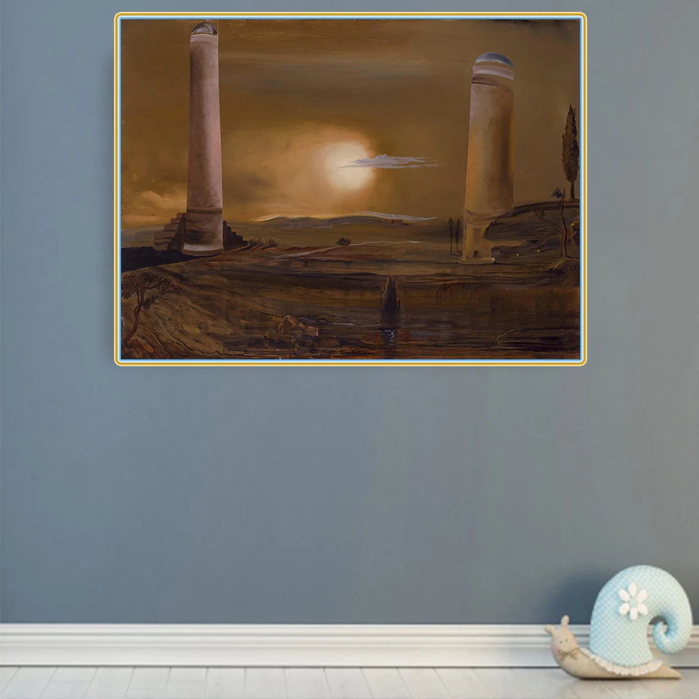 Citon Salvador Dali Canvas The towers холст искусство картина маслом художественное оформление