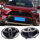 Значок на переднюю решетку автомобиля для Toyota Camry Rav4 CHR Highlander IZOA логотип для автомобильного стайлинга, эмблема на головку, аксессуары для модификации
