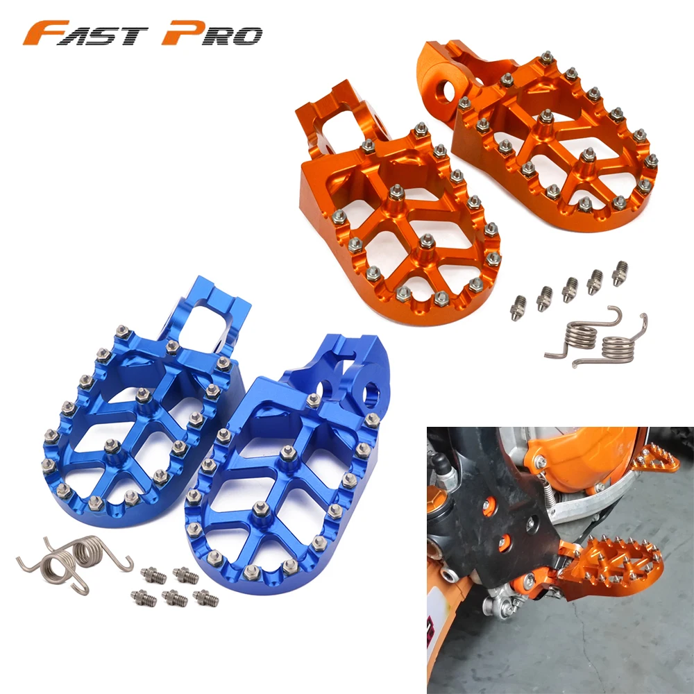 Подножки для мотоцикла с ЧПУ подножки педали KTM SX EXC EXCF XC XCW 125 150 200 250 300 350 450 500 2017