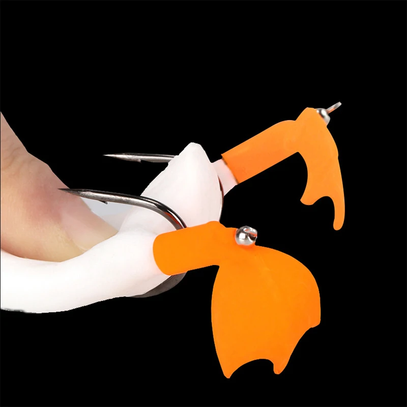 

Boat Equipment Fishing Lure Propeller Flipper Duck Artificial Bait Duckling 3D Eyes Soft Lure Carp Fishing Tackle Fisherman Tool