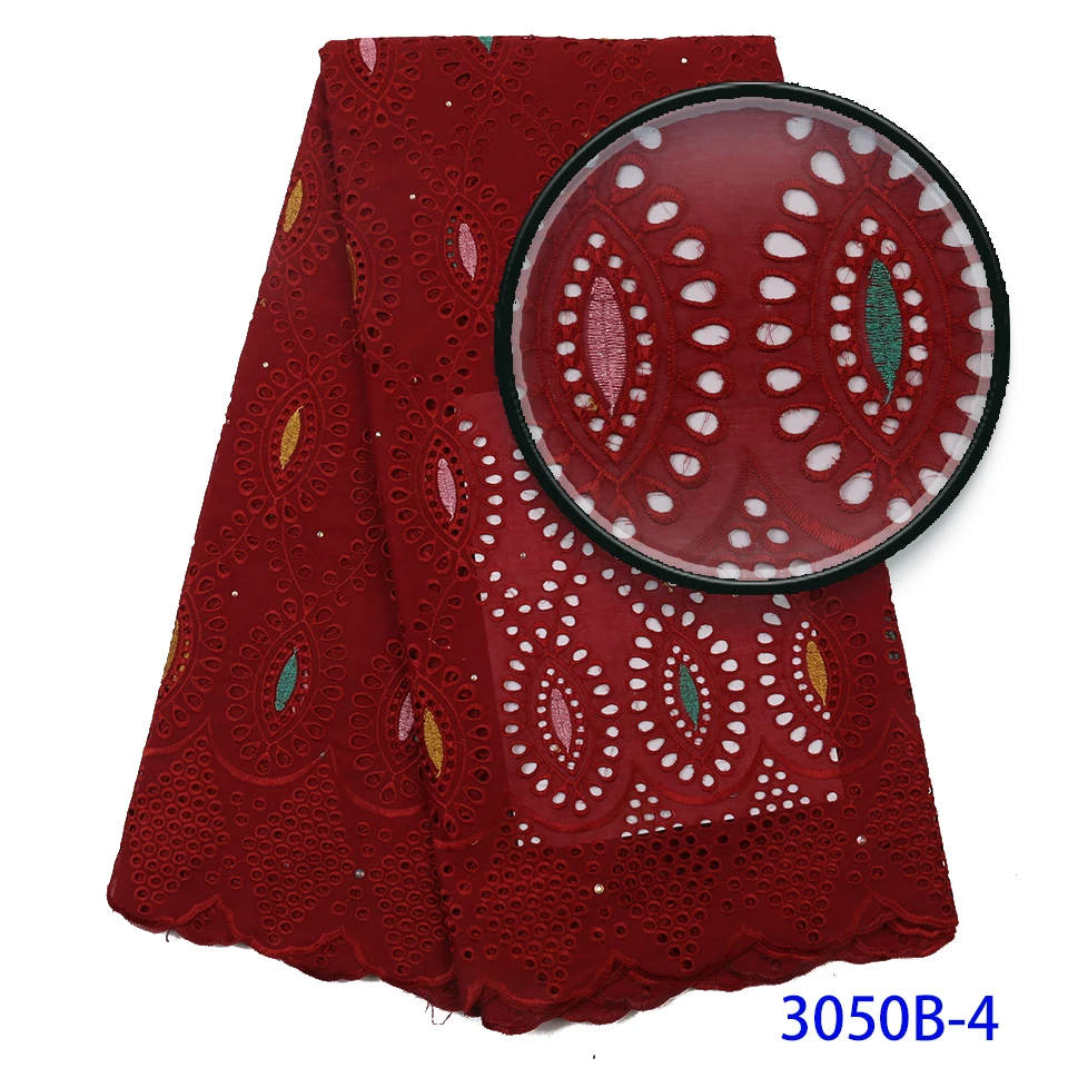 

High Quality African Dry Lace Fabric With Stones 2019 New Design Hot 100 Cotton French Net Cord Lace Fabric For Dress AMY3050B