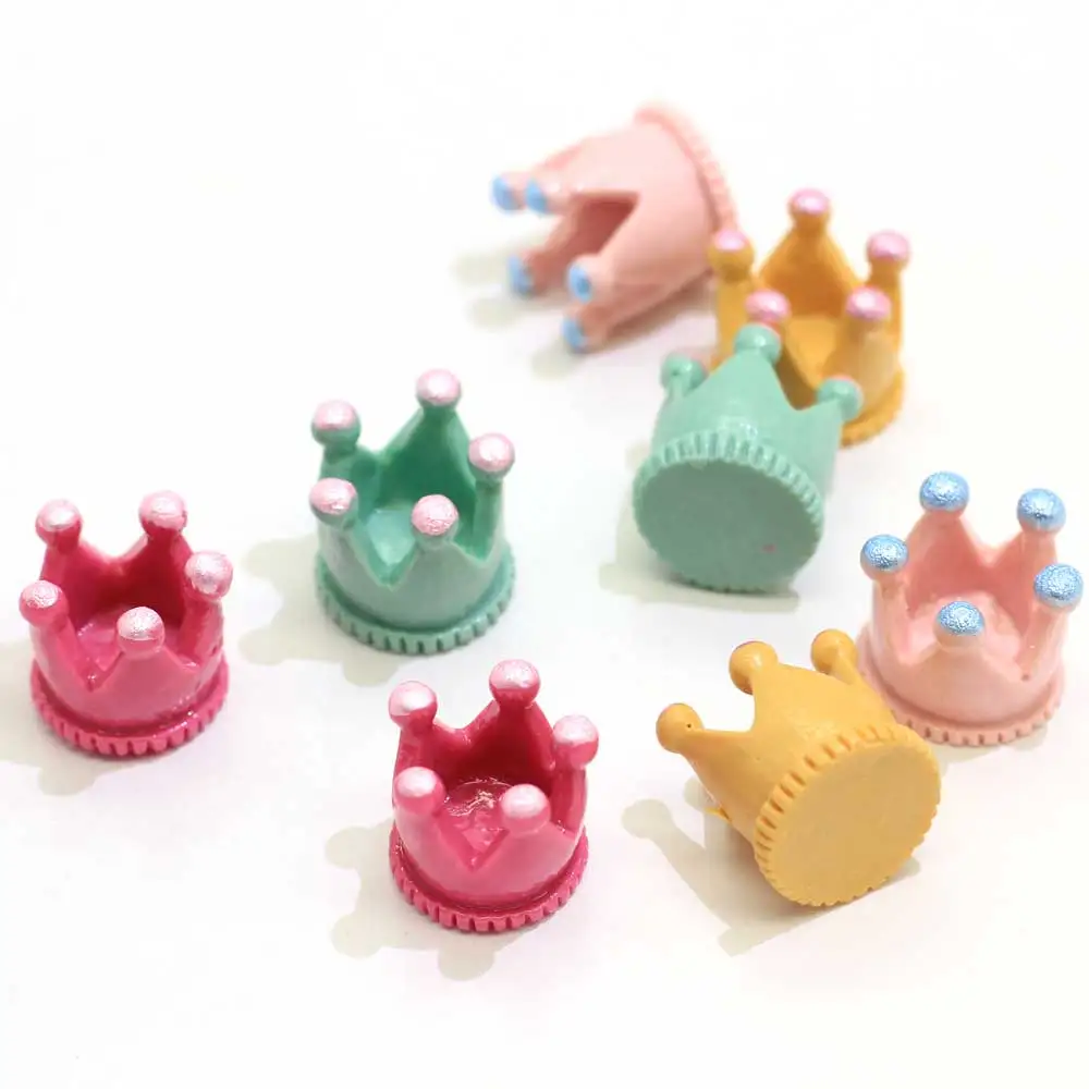 Оптовая продажа 15 мм смолы шармы в виде короны принцессы головистой формы тиара