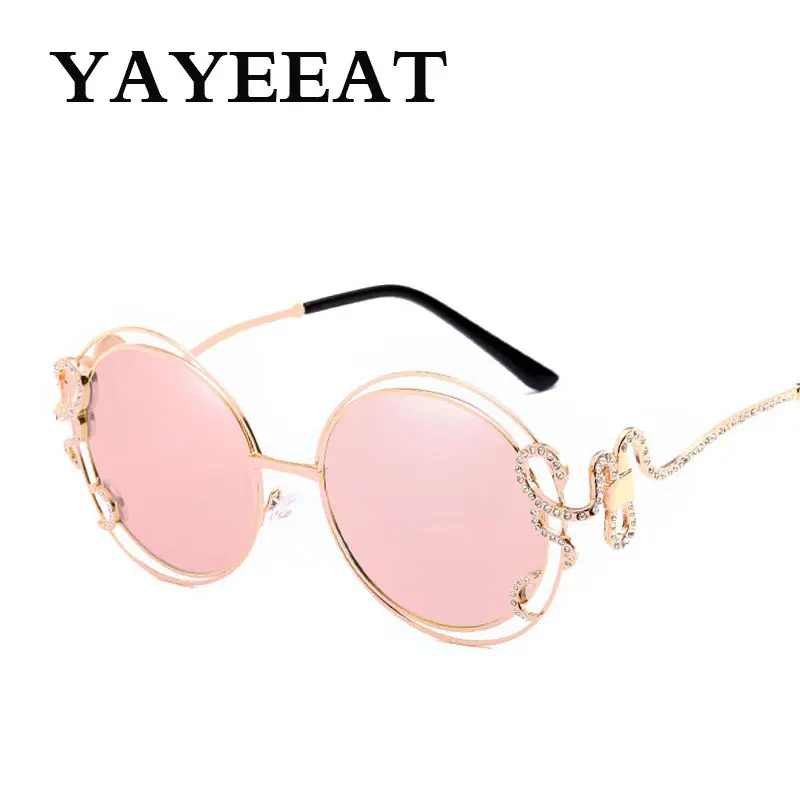 УНИКАЛЬНЫЕ Солнцезащитные очки в металлической оправе для женщин дизайнерские с