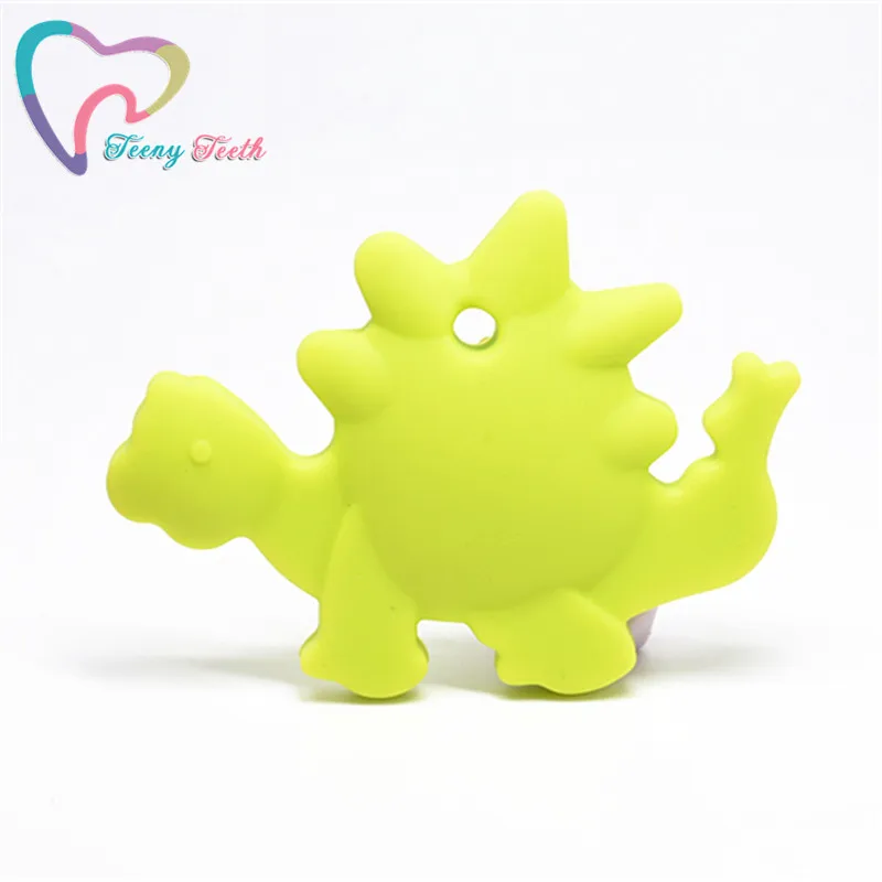 Силиконовый Прорезыватель для зубов в виде динозавра мягкая детская игрушка