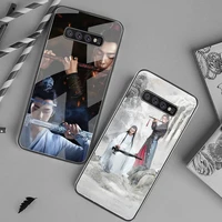 chenqingling the untamed wang yibo xiaozhan phone case tempered glass for samsung s20 plus s7 s8 s9 s10 plus note 8 9 10 plus