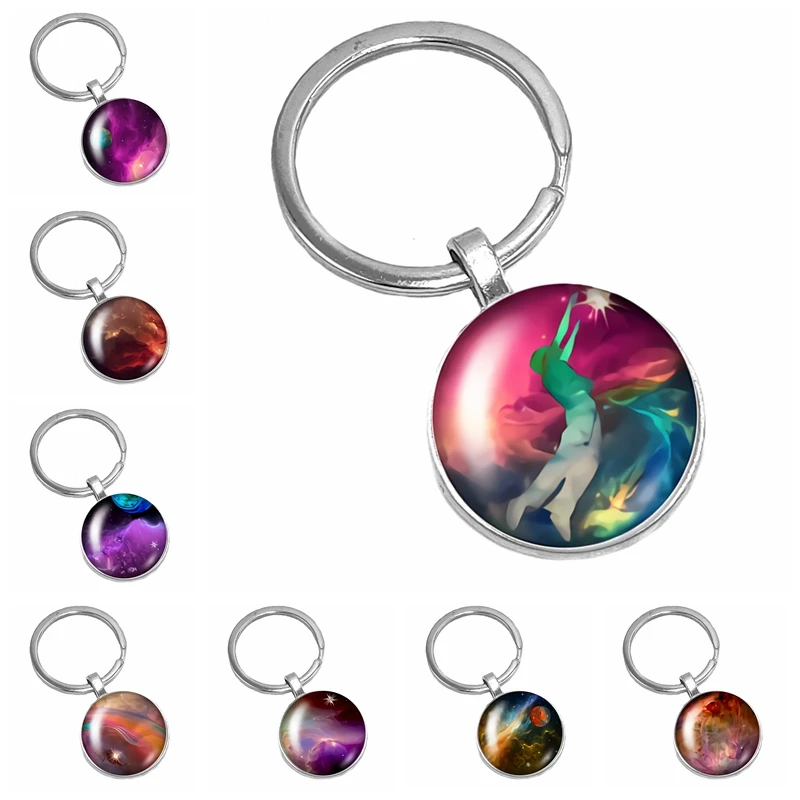 2020 новый ретро Звезда река звезда Фантом серия узор стекло кабошон брелок модные