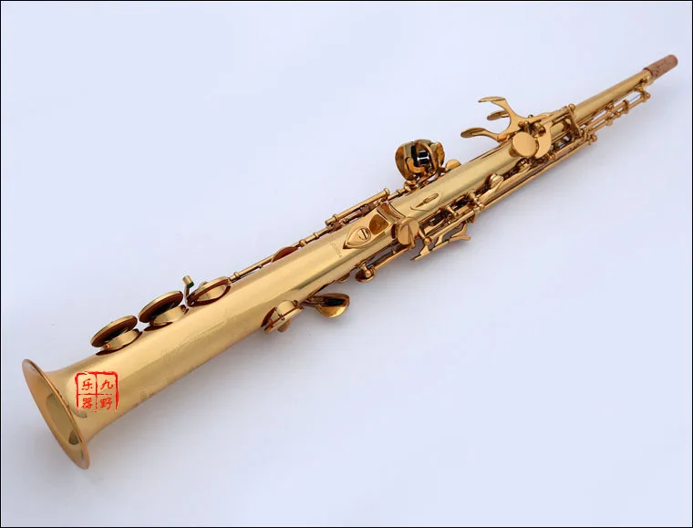 Фото Germany Keilwerth ST110 Soprano Straight Tube Saxophone Brass Gold Lacquer B Tune Sax With Mouthpiece Professional Instrument №3