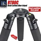 Трипод RT80C карбоновый профессиональный, Подержанный штатив для цифровой зеркальной камеры, видеокамеры, большой нагрузки 20 кг, чаша, штатив для наблюдения за птицами