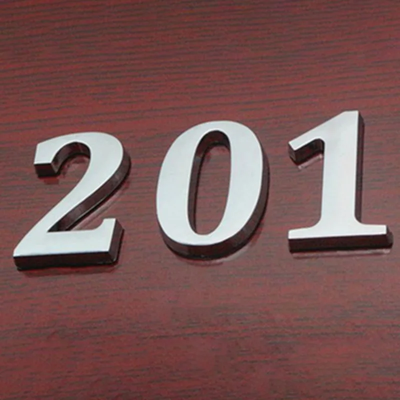 Самоклеящаяся табличка с цифрами 0-9 адресник цифры налет для дома отеля SP99 | Дом и