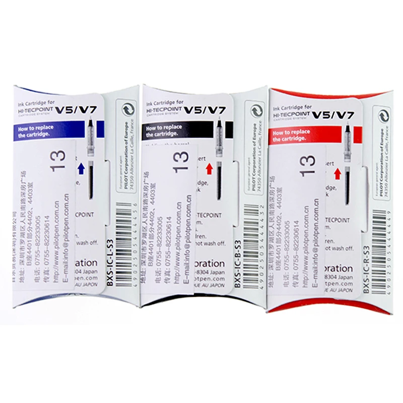 Одноразовые чернила для желчного пузыря 3 шт. сменные чернильные пакеты пилота