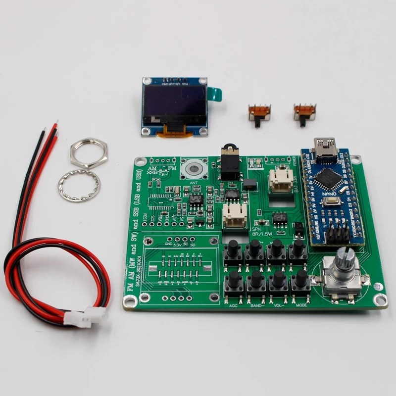 

MOOL SI4732 All Band Radio Receiver FM AM (MW & SW) SSB (LSB & USB) with LCD Screen