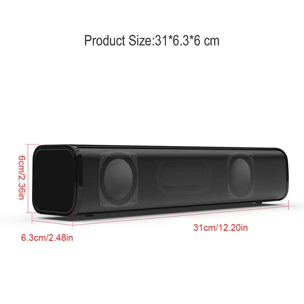 

Portable Bluetooth Speaker Waterproof Wireless Mini Column For Phone Computer Outdoor Speaker Stereo Music Surround Bass Speaker