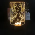 Светильник льник в стиле аниме Бана, украшение для детской спальни, ночсветильник, манга, цветной подарок, декор для комнаты, Настольная светодиодная Ночная лампа, прекрасный подарок