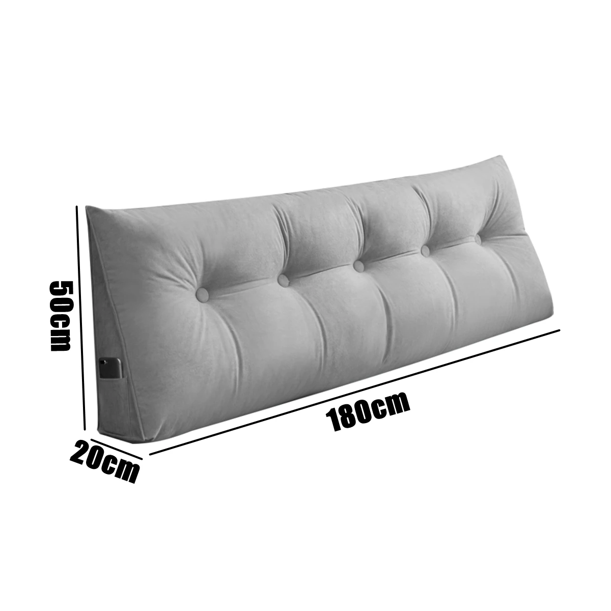 

Large Rectangle Waist Cushion Sofa Large Backrest Cushion Bed Long Triangle Headrest Pillowcase Tatami Pillow Modern Home Decor