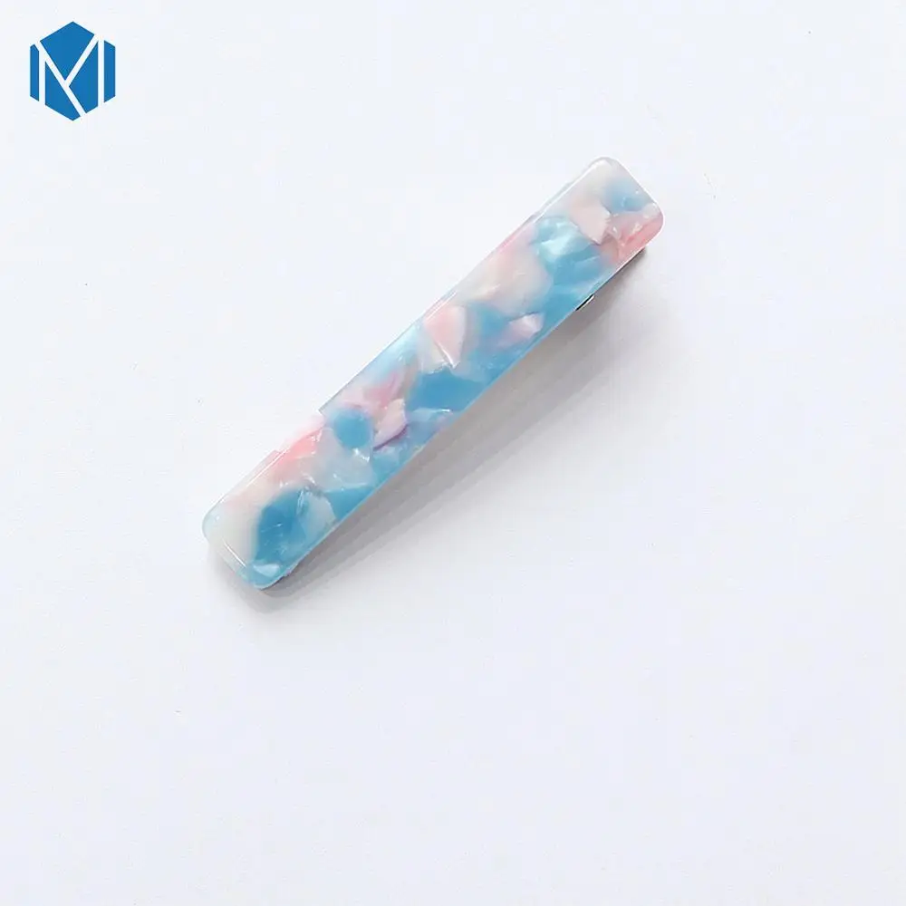 Акриловые заколки для волос женские, баретки водопадной формы с пустотами, блестящие шелковистые пайетки с креплением в виде клипс.