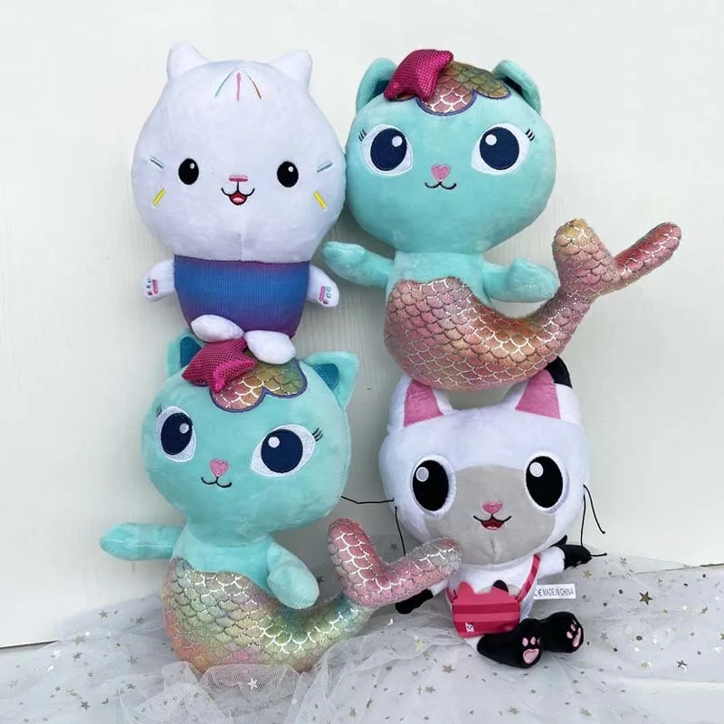 Кукольный домик Gabby плюшевые игрушки Mercat Мультяшные мягкие животные фиолетовая