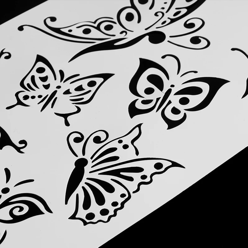 DIY ремесло бабочка стены живопись Скрапбукинг декоративное тиснение бумажные