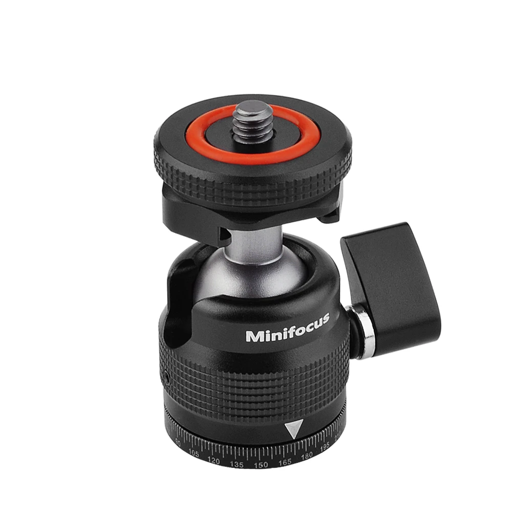 

Многофункциональная мини шариковая головка с панорамной головкой на 360 ° с основанием для горячего башмака, винт 1/4 дюйма для камеры DSLR, видеокамеры, микрофона