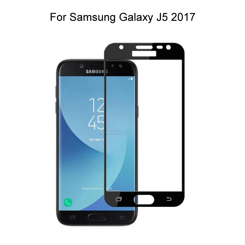 Закаленное стекло для Samsung Galaxy J5 2017 J530 полное покрытие 0 26 мм защитное закаленное |