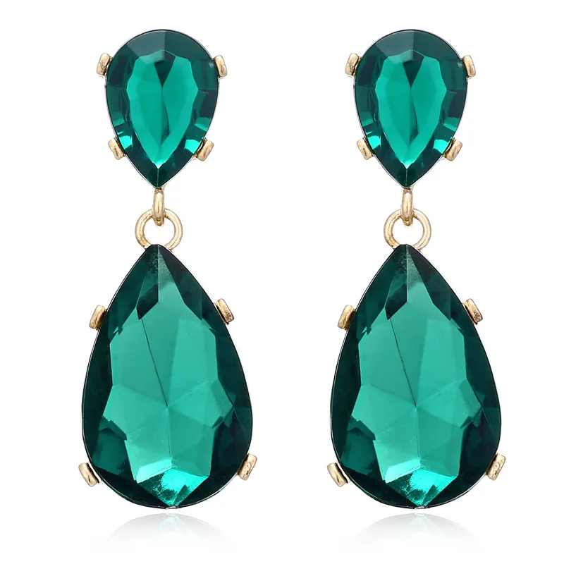 Модные висячие серьги 10 цветов для женщин Свадебные помолвки Оптовая Продажа