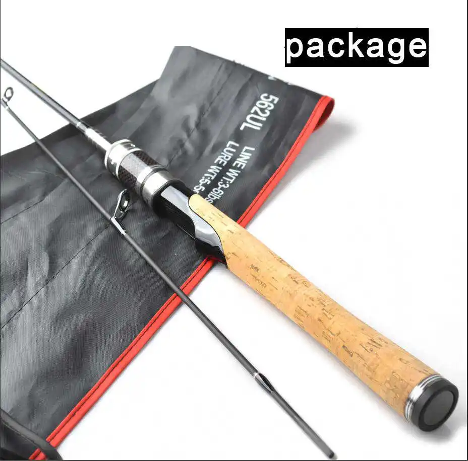 

TOMA Solid Tip Casting Fishing Rod Spinning Ultralight Carbon Fiber 1.68m 1.8 1.98m 0.8-5g Fast Action Spinning Trout Rod