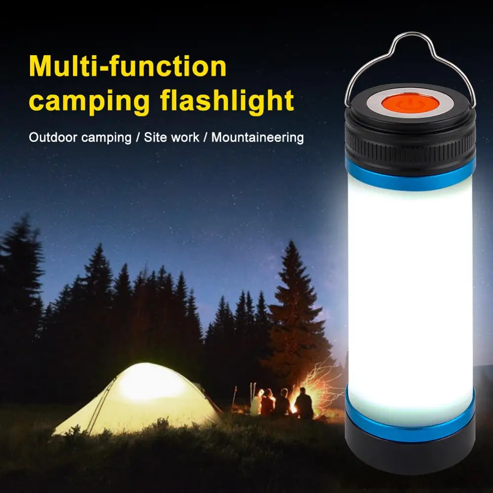 

3W LED Flashlight 5 Lighting Modes Torch Zoomable Camping Flashlamp USB Charging Lantern Waterproof Working Light Ultra Bright