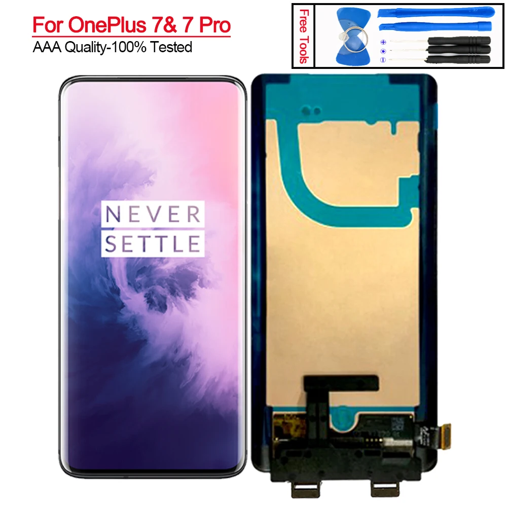 Новинка ЖК дисплей для Oneplus 7 Pro телефона 7Pro One Plus Pro|Экраны мобильных телефонов| |