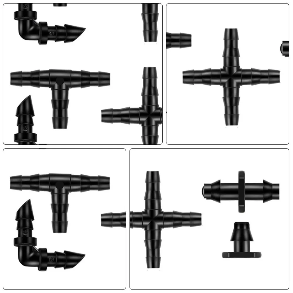 

1 Set/200pcs Water Connector Hose Irrigation Joint Adapter Irrigation Fittings