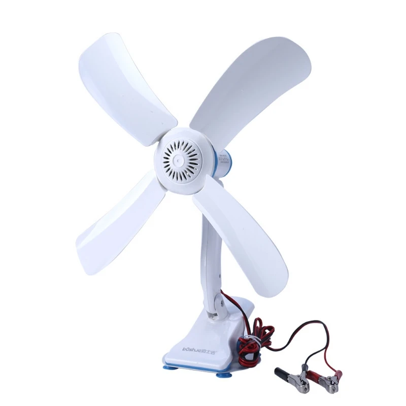 

Universal 12V 16.5” Ceiling Fan Hanging Fan Camping Fan Desk Fan Clip On Fan for Outdoor Home Office BBQ and more