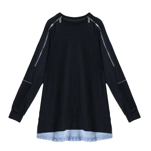 

Толстовки плиссированные богини веер Повседневный стиль Осенняя пуловерная Толстовка Свитшот модные новые женские с длинным рукавом