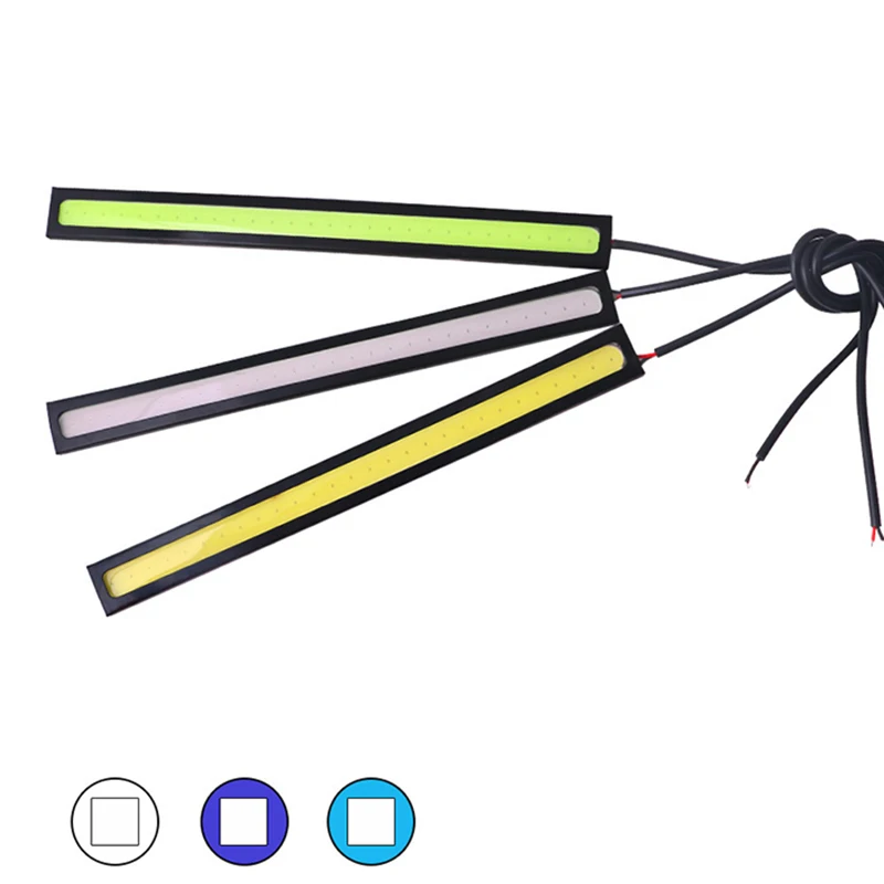 17 см COB Светодиодные ленты Лампа для дневных ходовых огней и полосы