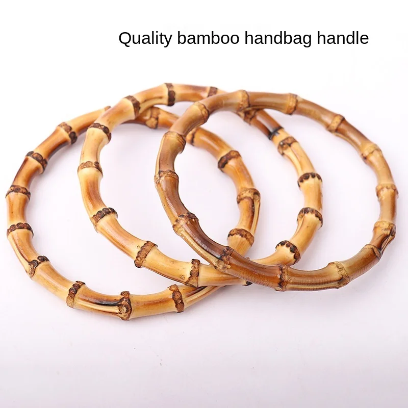 2Pc Nature Wooden Bag Handle Replacement Diy Handbag Tote Handles O Bag Handles Purse Bags Classic Straps Bags Accessories