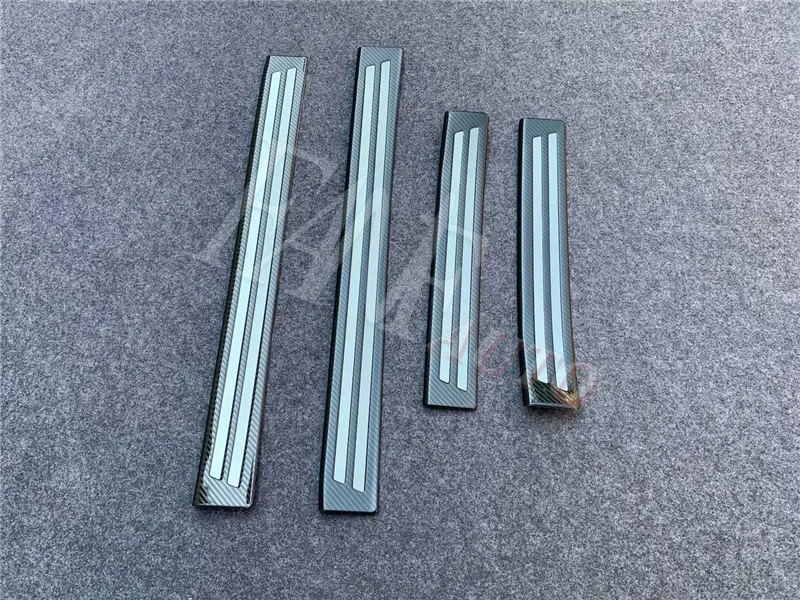 Накладка на порог из нержавеющей стали защитная для Mazda 3 Mazda3 Axela 2020|Буксиры и