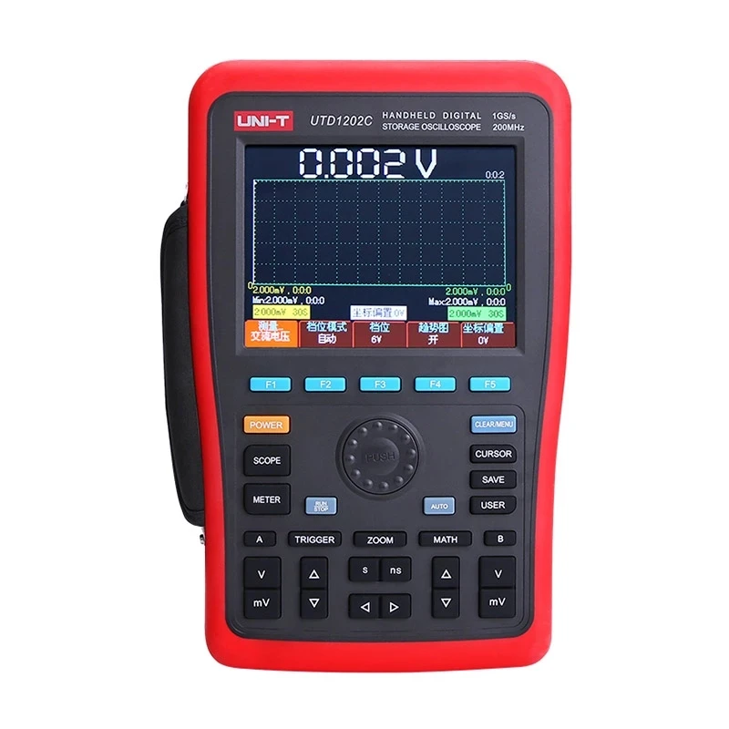 UNI T UTD1062C Ручной цифровой запоминающий осциллограф + генератор сигналов