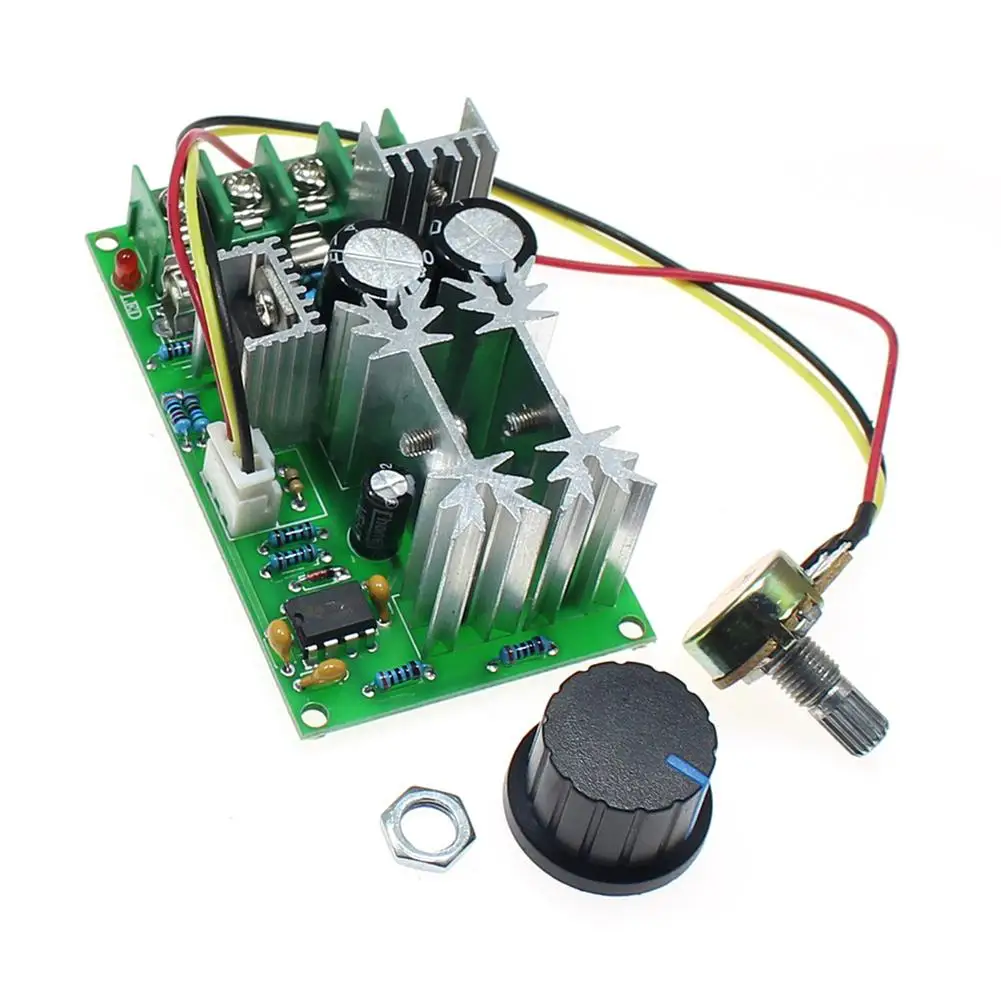 Hot Sale DC Motor Speed Controller 12/24/36/48V High Power Drive Module PWM Universal Governor | Инструменты