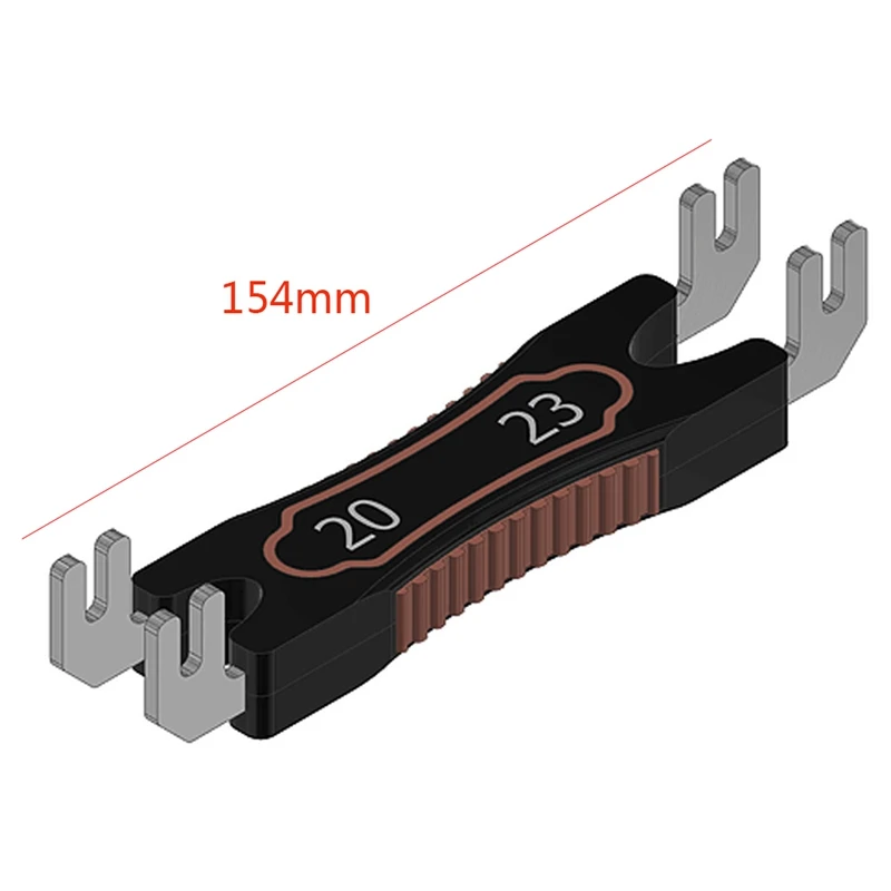 Аксессуары для 3D принтера 20 мм 23 двойного назначения экструдер сопло инструмент