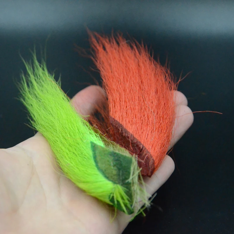 Созерцатель 5 цветов bucktail jig fly fishing стримеры связывающий материал окрашенные волосы оленя для обманщиков классический мухобойка перо