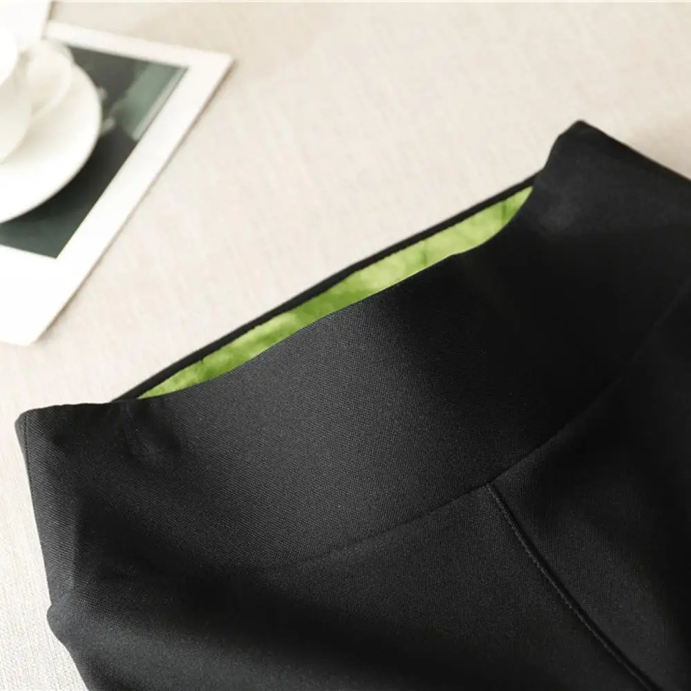 Женские облегающие бархатные брюки эластичные хлопковые штаны с высокой талией