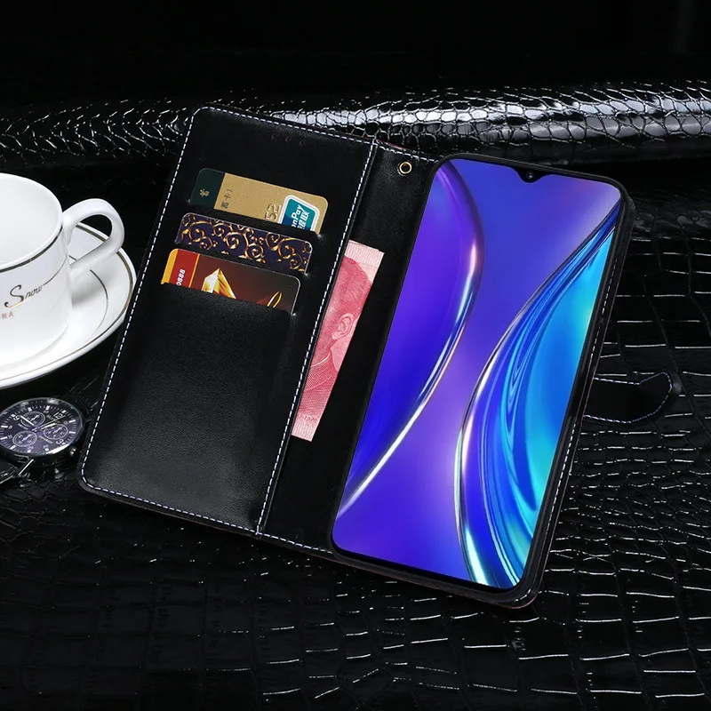 Чехол-Кошелек для Oppo Realme X2, роскошный чехол-книжка из искусственной кожи под крокодиловую кожу, чехол для телефона Oppo Realme XT, чехол для телефона 6,4"