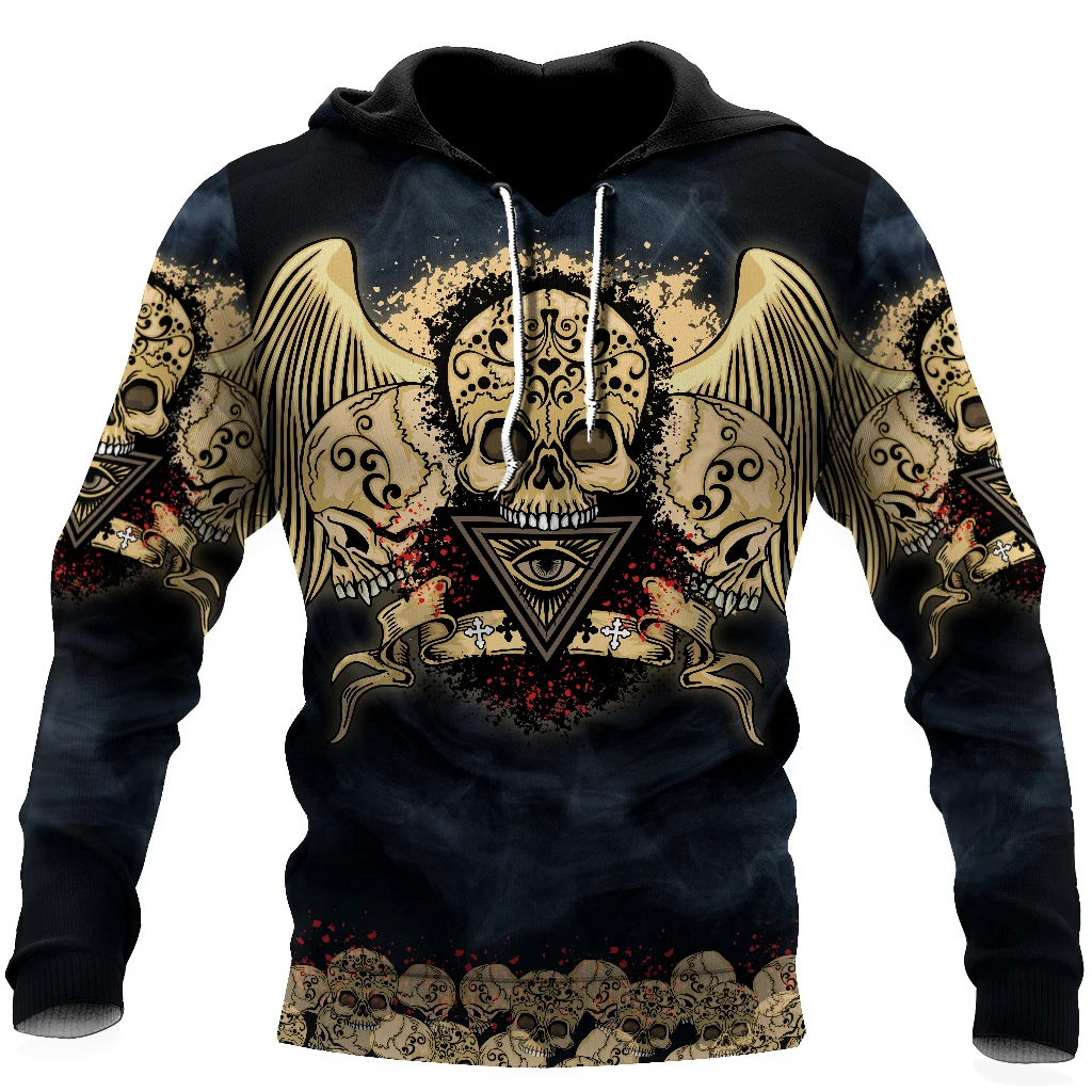 

Уличный пуловер Dark Plstar с 3D-принтом черепа, готические качели, Harajuku, повседневные толстовки унисекс с длинным рукавом, свитшот на молнии, стиль 1