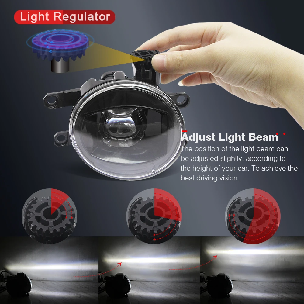 Cawanerl Противотуманные фары Дневные Фары Светильник H11 светодиодный проектор