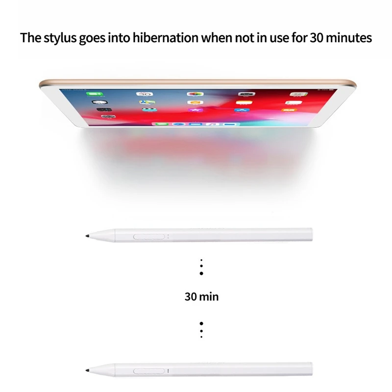 Активная стилус Цифровая ручка для 2018-2019 iPad без клея рисунок анти ошибочно