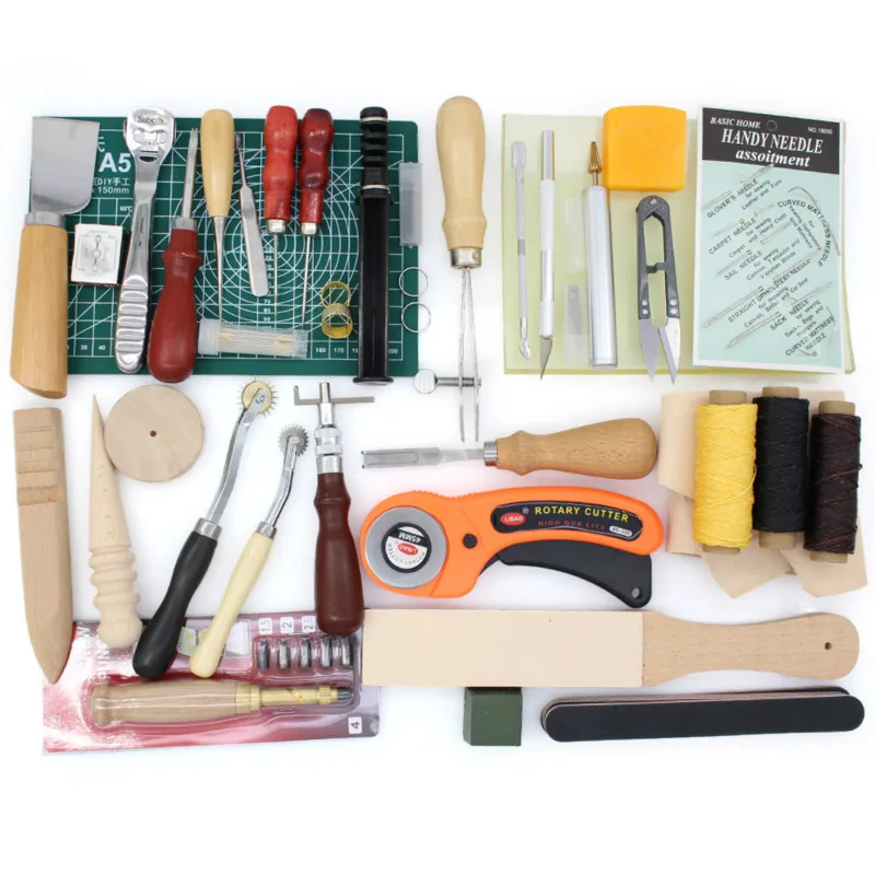 Набор инструментов для работы с кожей ручные инструменты искусственной кожи