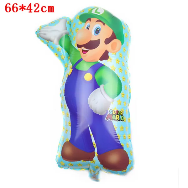 Balloon-D-1pcs Супер Марио тема одноразовые тарелки салфетки для стаканчиков Mario Bros тематические вечерние украшения коробки конфет выбросы баннеры вечерние поставки - Цвет: Balloon-D-1pcs