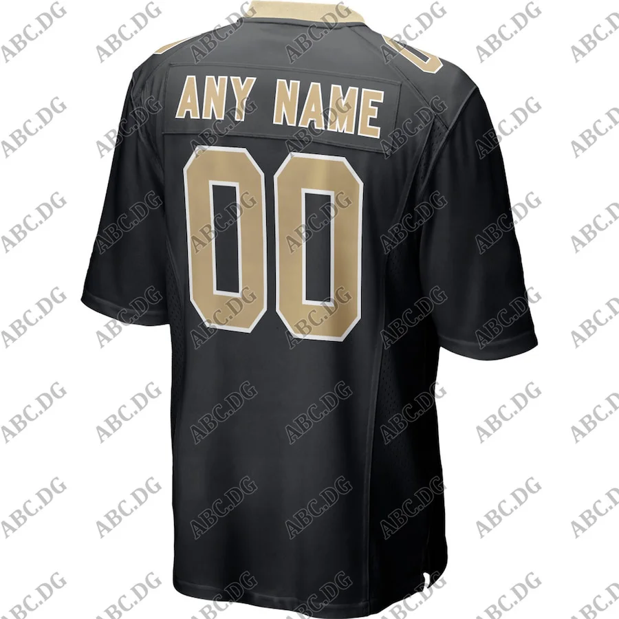 

Men Women Kid Youth New Orleans Black 2018 Custom Game Jersey Any Number Any Name
