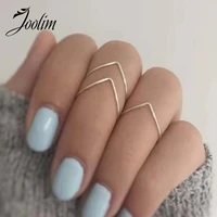 joolim high end pvd fashionble french fine tail rings for women stainless steel jewelry wholesale