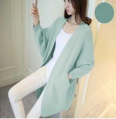 

22020 Winter Women Sweaters Batwing Sleevees Kintted Autumn Female Cardigan Ladies Tops Fashion Clothes Outwear Jackets Medium