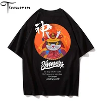 ukiyo e cat t shirts print harajuku japanese t shirt streetwear short sleeve tshirts casual cotton hip hop top tees men clothing