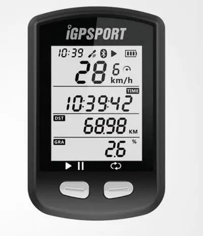 I gps порт IGS10 водонепроницаемый компьютер Спидометр беспроводной велосипед gps - Цвет: IGS10