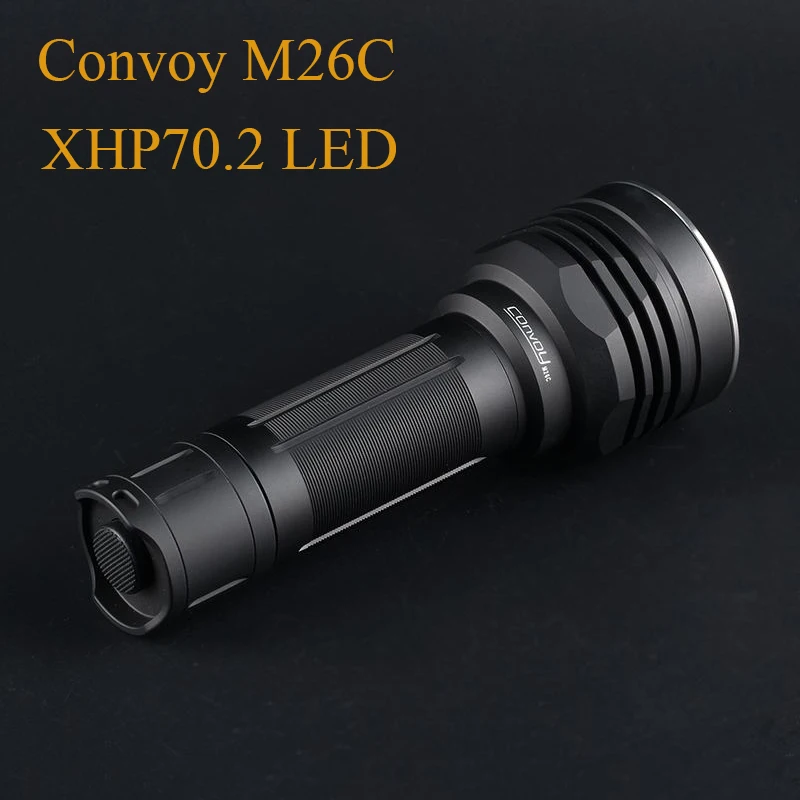 Самый мощный светодиодный фонарик Convoy M26C XHP70.2 EDC фонарь 26650 рабочий светильник